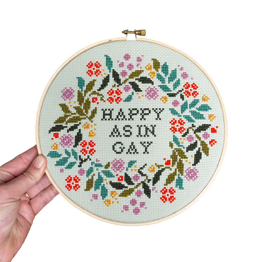Sage Green 14 Count Aida Cloth