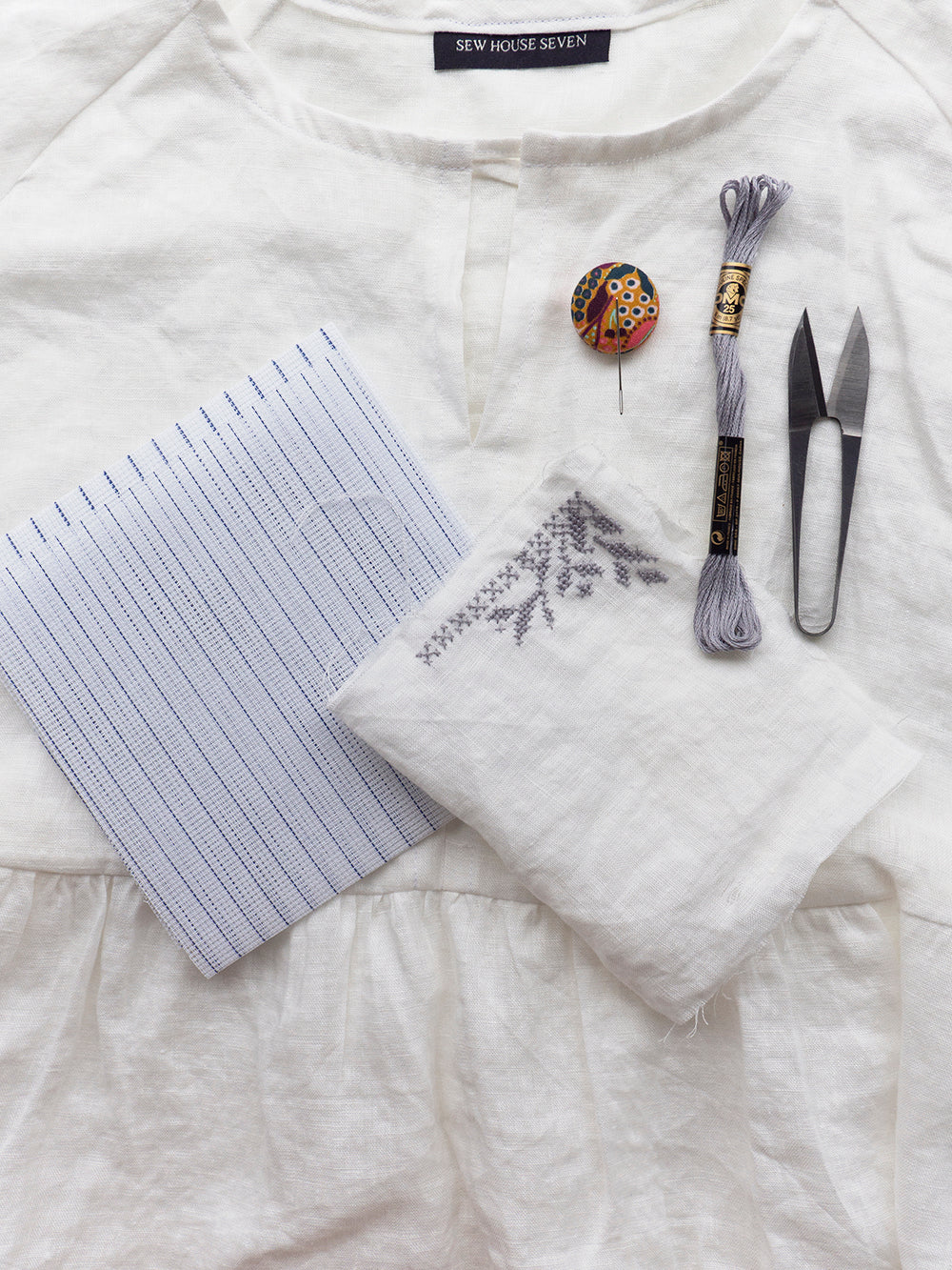 Cross Stitching for Garments | Collaboration with Sew House 7