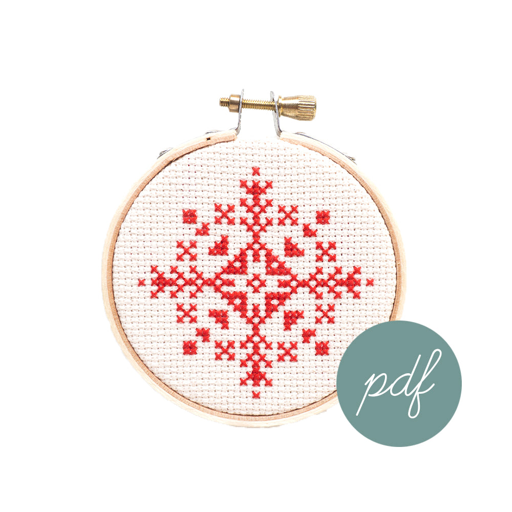 Snowflake Ornament VI PDF