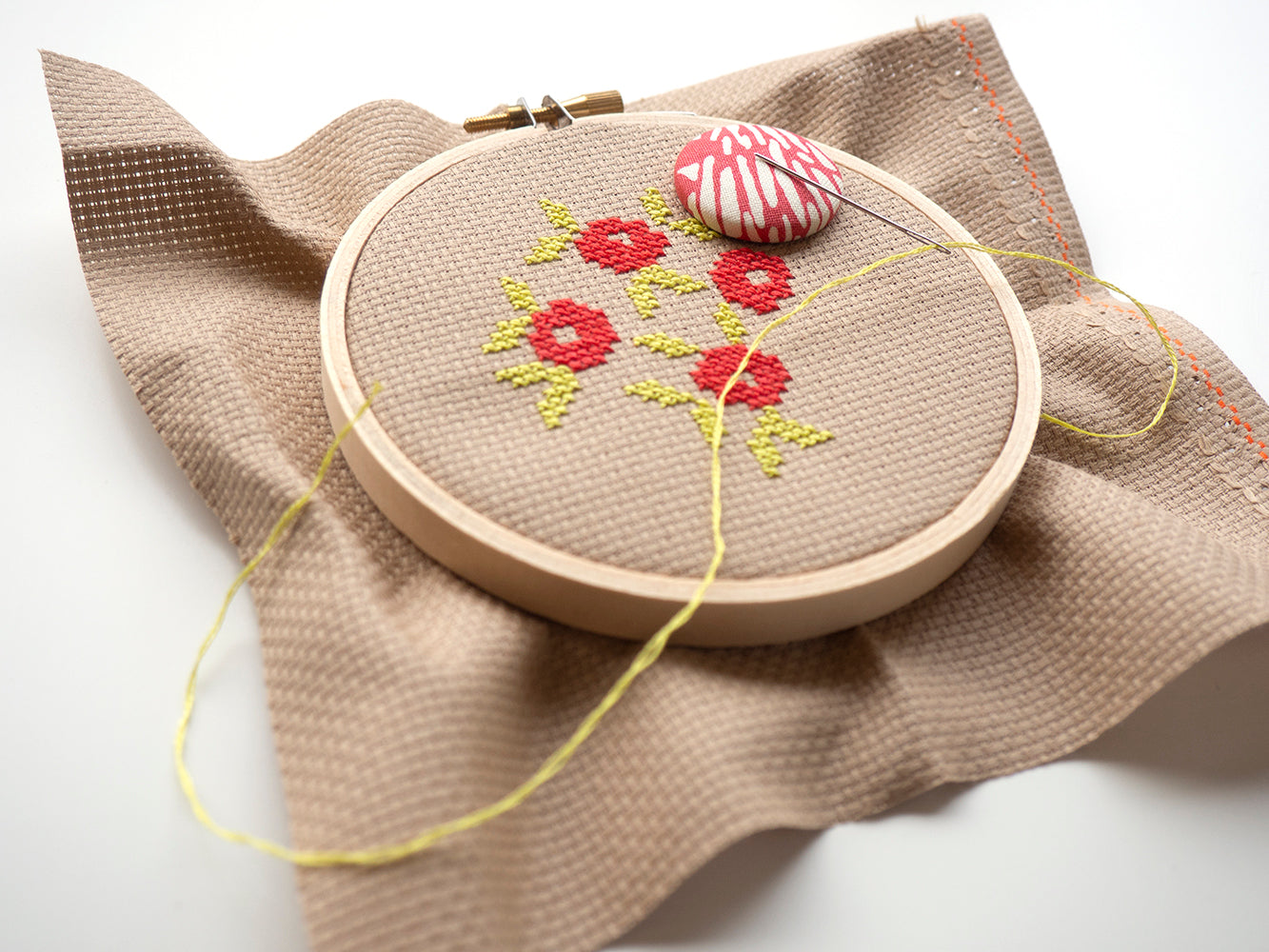 Natural 14 Count Aida Cloth