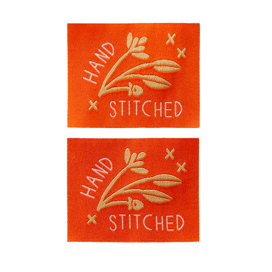 Hand Stitched Sew-In Labels (2 Pack)