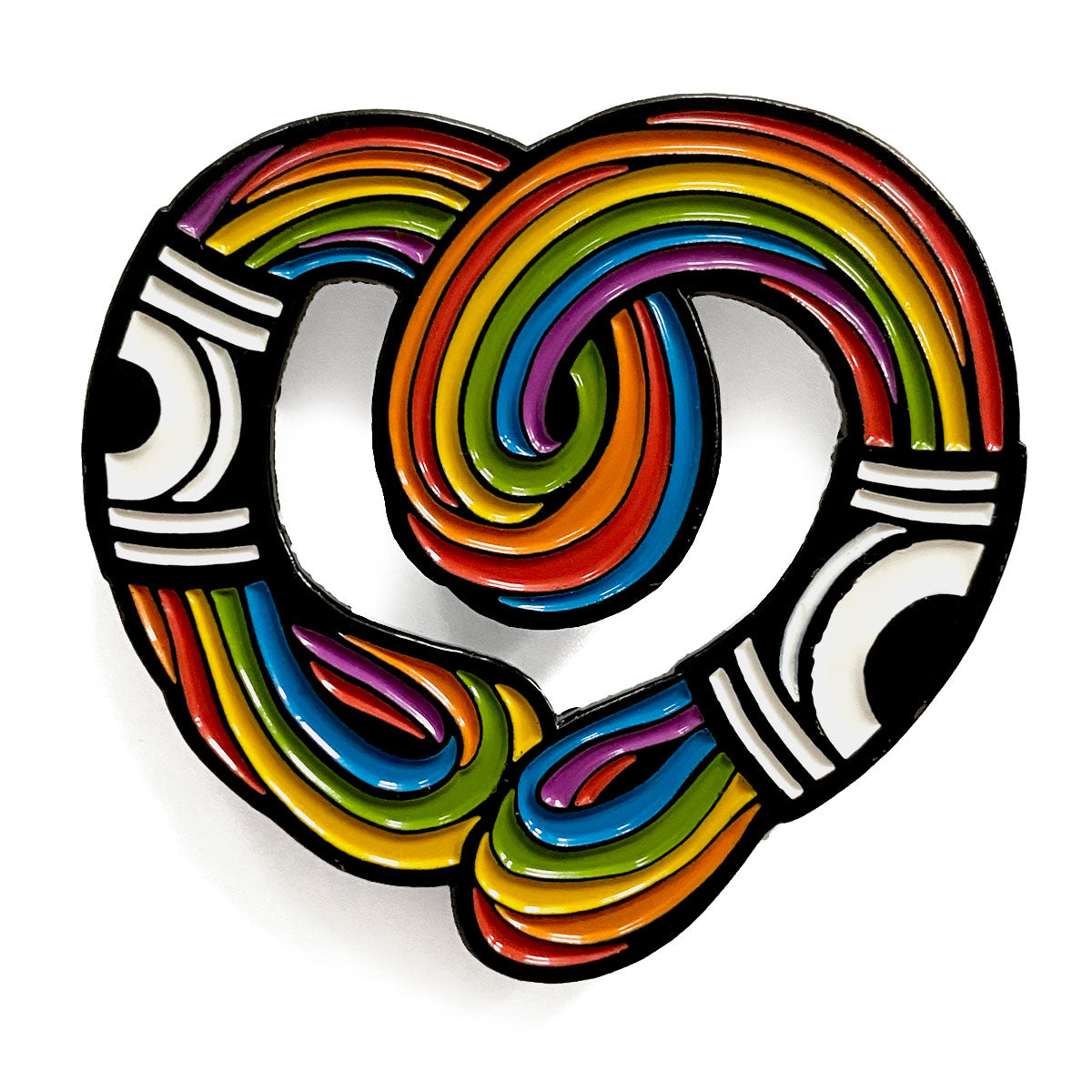 Rainbow Floss Enamel Pin