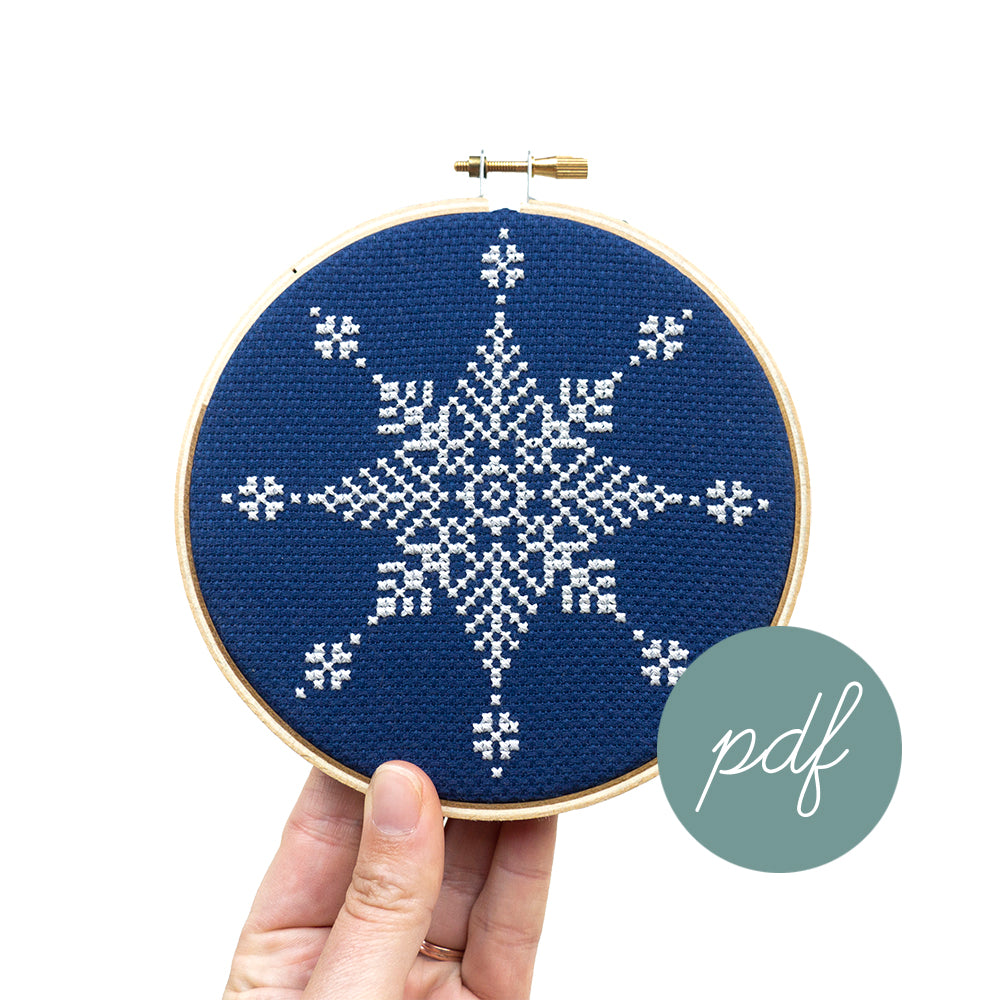 Large Snowflake I PDF