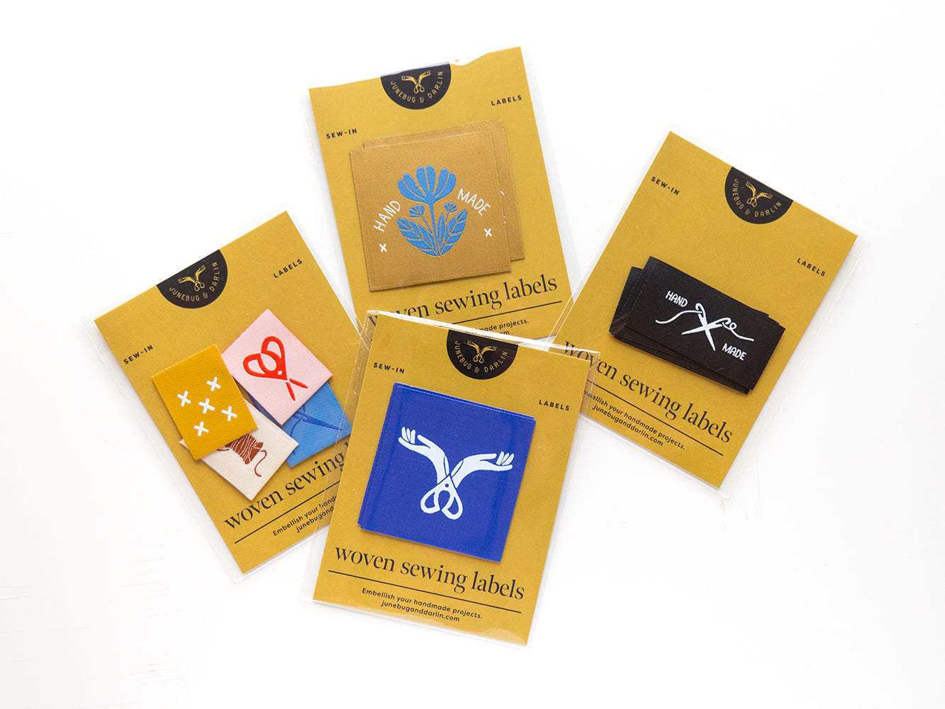 Stitching Symbols Sew-In Labels (4 Pack) – Junebug and Darlin