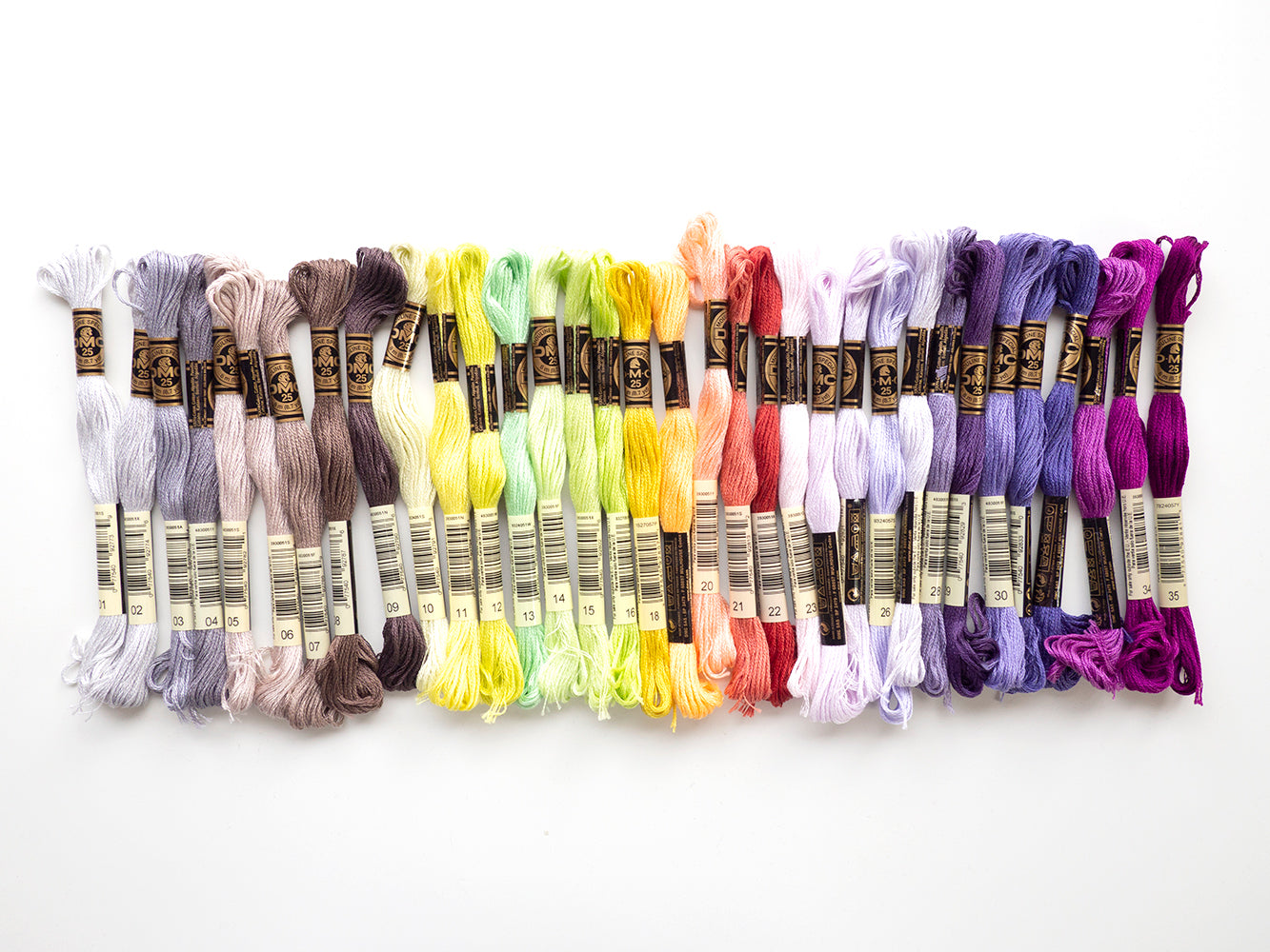 Embroidery Floss - New 35 DMC Colors