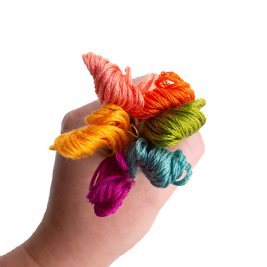 Embroidery Floss Mixed Bundle - Warm Tones