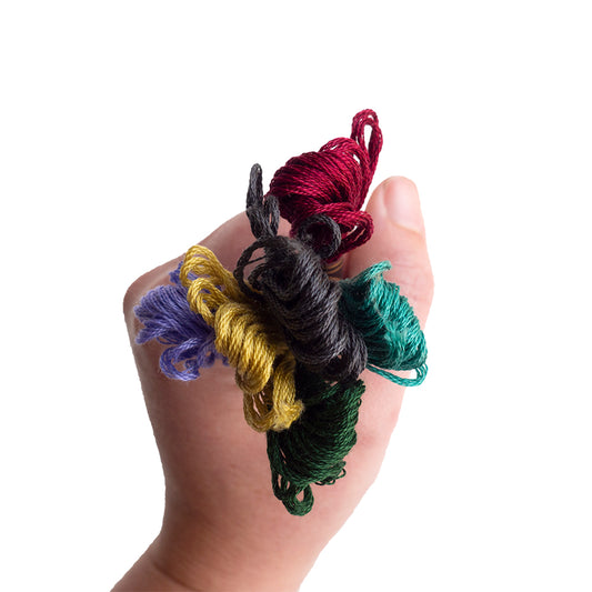 Embroidery Floss Mixed Bundle - Cool Tones