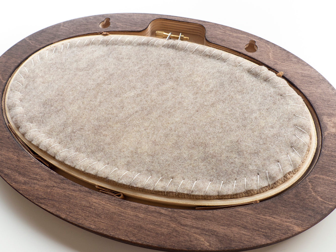 5x9" Cross Stitch Display Frame Walnut Junebug and Darlin