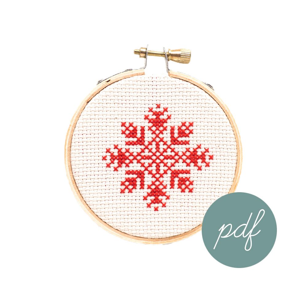 Snowflake Ornament V PDF