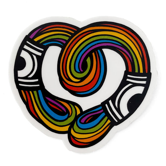 Rainbow Thread Sticker