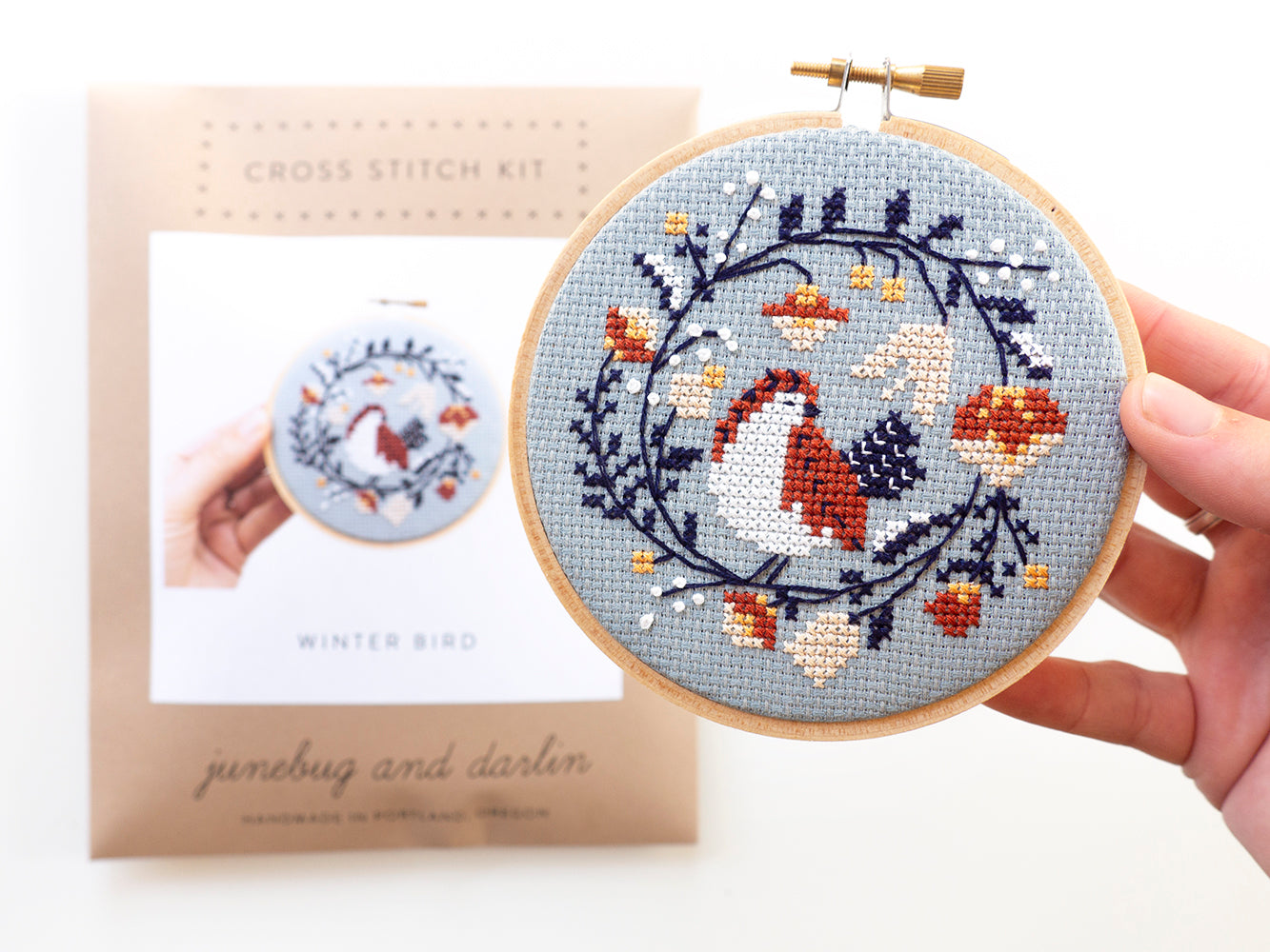 Soaring Pigeon Cross Stitch Kit – Snuggly Monkey